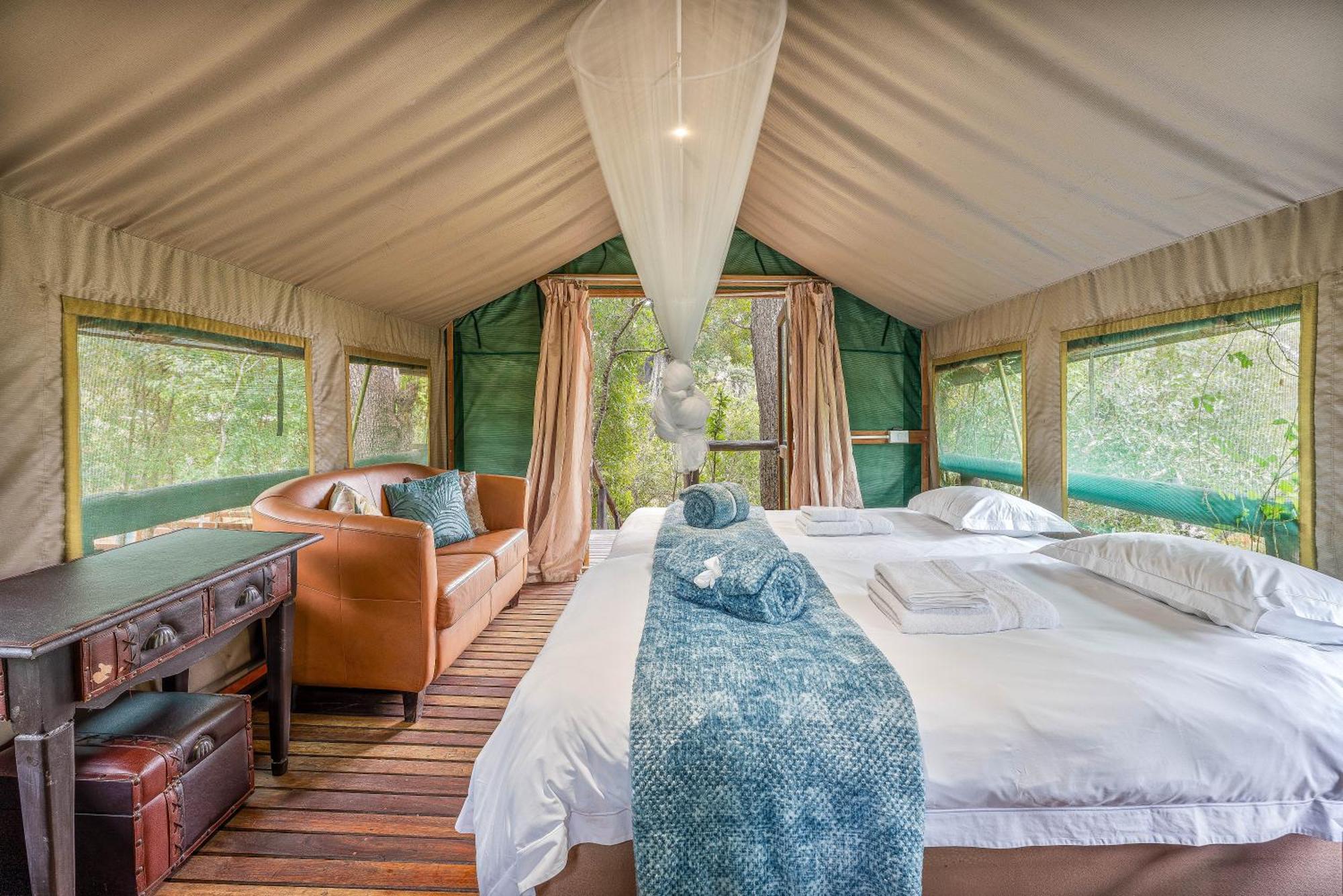 Ndzhaka Tented Camp Manyeleti Game Reserve Eksteriør billede